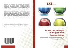 Bookcover of Le rôle des langages techniques dans l'apprentissage