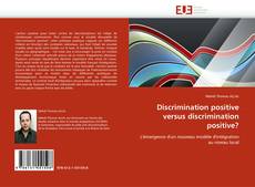 Portada del libro de Discrimination positive versus discrimination positive?