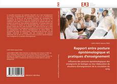 Bookcover of Rapport entre posture épistémologique et pratiques d'enseignement