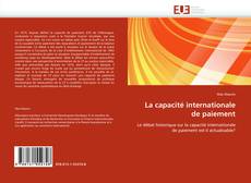 Bookcover of La capacité internationale de paiement