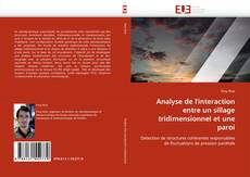 Bookcover of Analyse de l'interaction entre un sillage tridimensionnel et une paroi