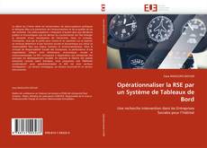 Portada del libro de Opérationnaliser la RSE par un Système de Tableaux de Bord