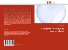 Capa do livro de Constante systolique et variétés plates 