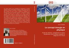 Buchcover von Le concept énergie en physique