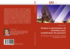 Capa do livro de Analyse et optimisation de transistors pour amplification de puissance 