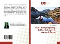 Portada del libro de Etude de l'hydrogéologie de Sfax via le suivi des travaux de forages