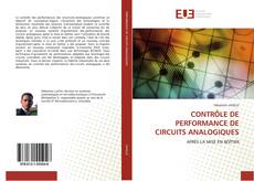 Bookcover of CONTRÔLE DE PERFORMANCE DE CIRCUITS ANALOGIQUES