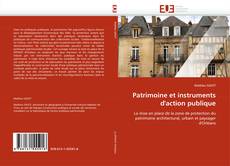Bookcover of Patrimoine et instruments d'action publique