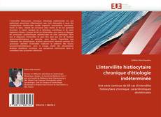 Buchcover von L'intervillite histiocytaire chronique d'étiologie indéterminée