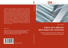 Capa do livro de Enjeux de la diffusion électronique des recherches 