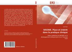Buchcover von MSOME. Place et intérêt dans la pratique clinique