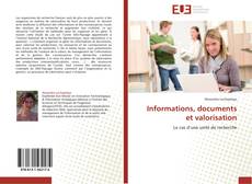 Informations, documents et valorisation kitap kapağı