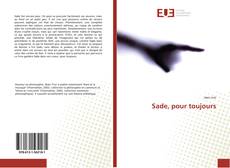 Portada del libro de Sade, pour toujours