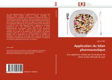 Buchcover von Application du bilan pharmaceutique