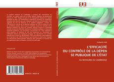L'EFFICACITÉ DU CONTRÔLE DE LA DÉPENSE PUBLIQUE DE L'ÉTAT的封面