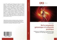 Buchcover von De la complexité génomique à la diversité protéique