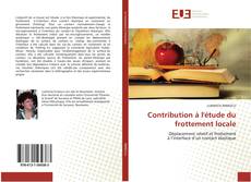 Bookcover of Contribution à l'étude du frottement locale