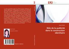 Bookcover of Rôle de la publicité dans la construction identitaire