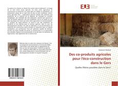 Buchcover von Des co-produits agricoles pour l'éco-construction dans le Gers