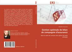 Bookcover of Gestion optimale de bilan de compagnie d'assurance