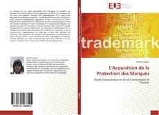 Buchcover von L'Acquisition de la Protection des Marques