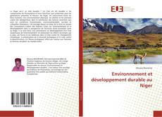 Portada del libro de Environnement et développement durable au Niger