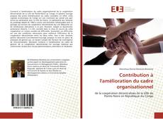 Contribution à l'amélioration du cadre organisationnel kitap kapağı