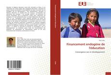Financement endogène de l'éducation kitap kapağı