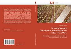 Portada del libro de La communauté bactérienne minéralisant les esters de sulfate