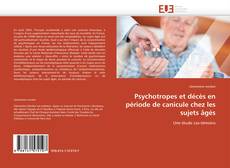Bookcover of Psychotropes et décès en période de canicule chez les sujets âgés