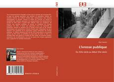 Capa do livro de L'ivresse publique 