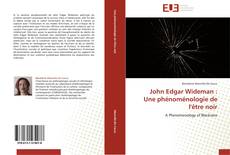 John Edgar Wideman : Une phénoménologie de l'être noir kitap kapağı