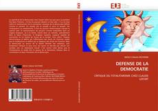 Обложка DEFENSE DE LA DEMOCRATIE