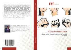 Portada del libro de Écrits de résistance