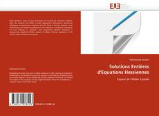 Buchcover von Solutions Entières d'Equations Hessiennes