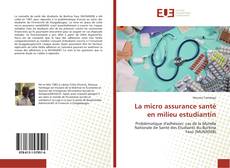 Capa do livro de La micro assurance santé en milieu estudiantin 