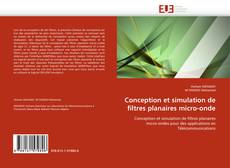 Capa do livro de Conception et simulation de filtres planaires micro-onde 