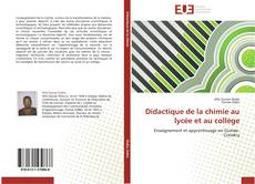 Bookcover of Didactique de la chimie au lycée et au collège