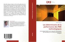Portada del libro de Les déterminants de la performance des PME technologiques