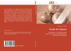 Buchcover von Etude de l'oignon
