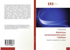 Buchcover von Matériaux nanocomposites pour l’optique