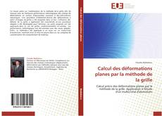 Capa do livro de Calcul des déformations planes par la méthode de la grille 