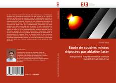 Capa do livro de Etude de couches minces déposées par ablation laser 