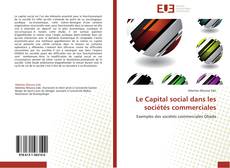 Buchcover von Le Capital social dans les sociétés commerciales