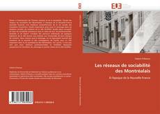 Buchcover von Les réseaux de sociabilité des Montréalais