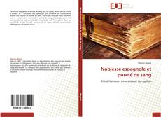Buchcover von Noblesse espagnole et pureté de sang