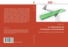 Capa do livro de La citoyenneté de l’entreprise transnationale 