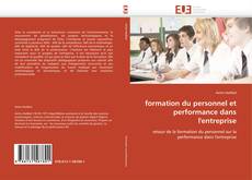 Buchcover von formation du personnel et performance dans l'entreprise