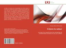 Buchcover von Créons la valeur