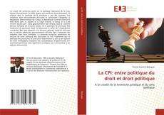 Обложка La CPI: entre politique du droit et droit politique